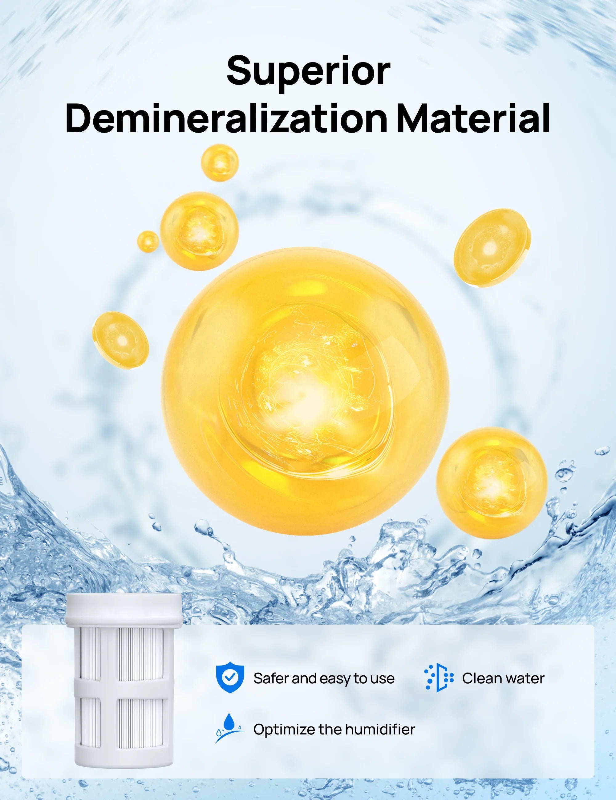 Smart Humidifier 735S with Inhibitor Cartridge