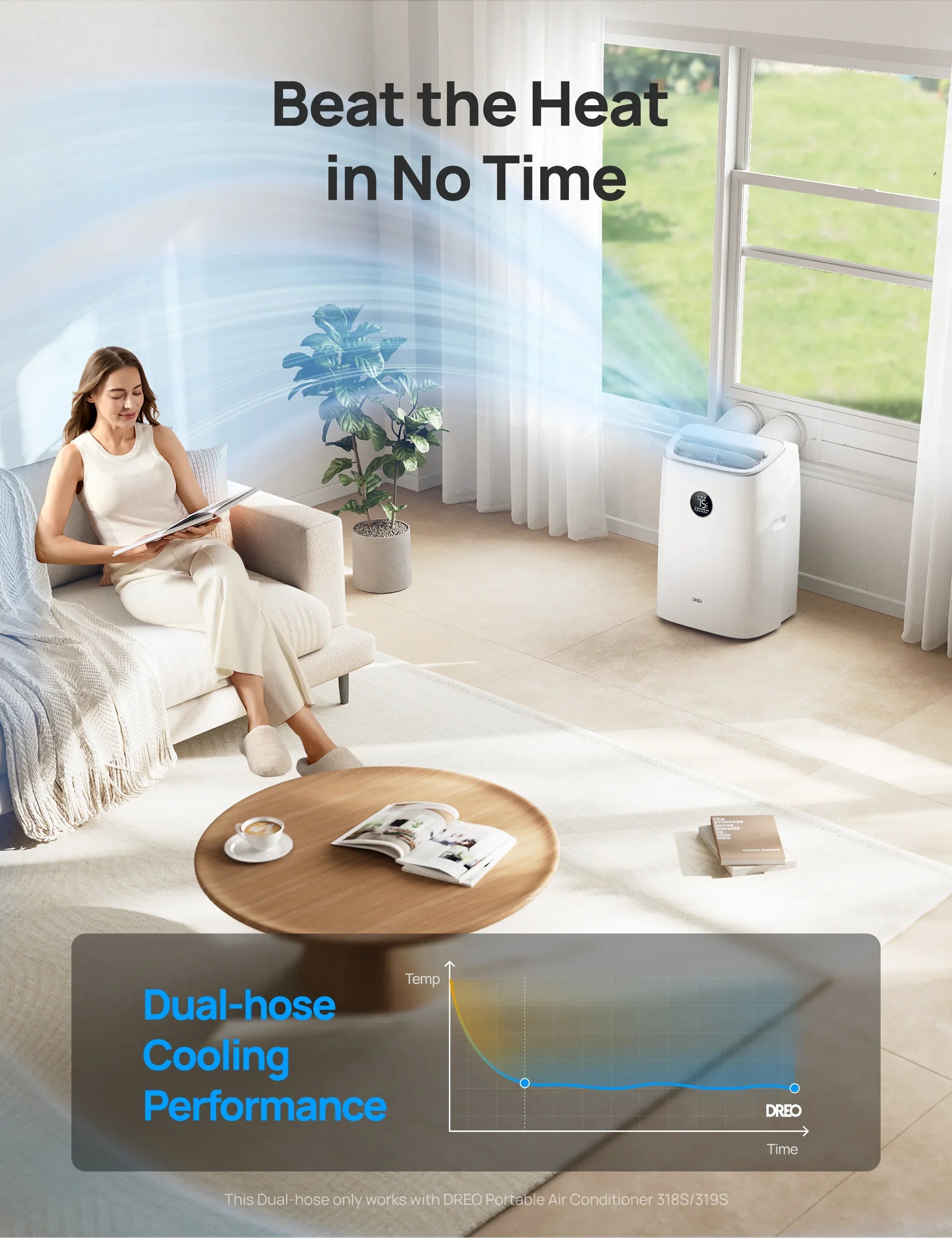 Dreo Air Conditioner Hose Kit - Thumbnail 4