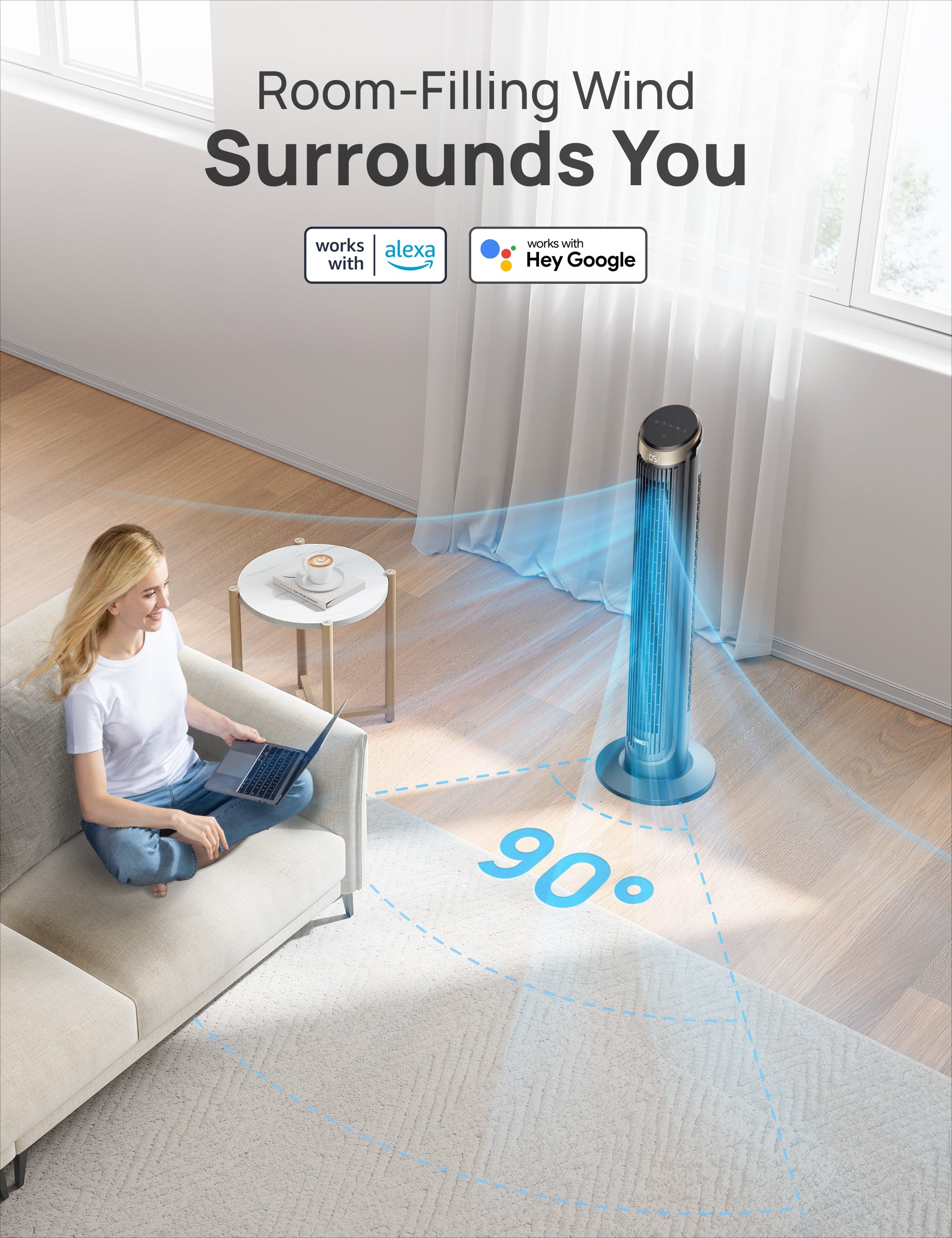 Smart Tower Fan Cruiser Pro T3S