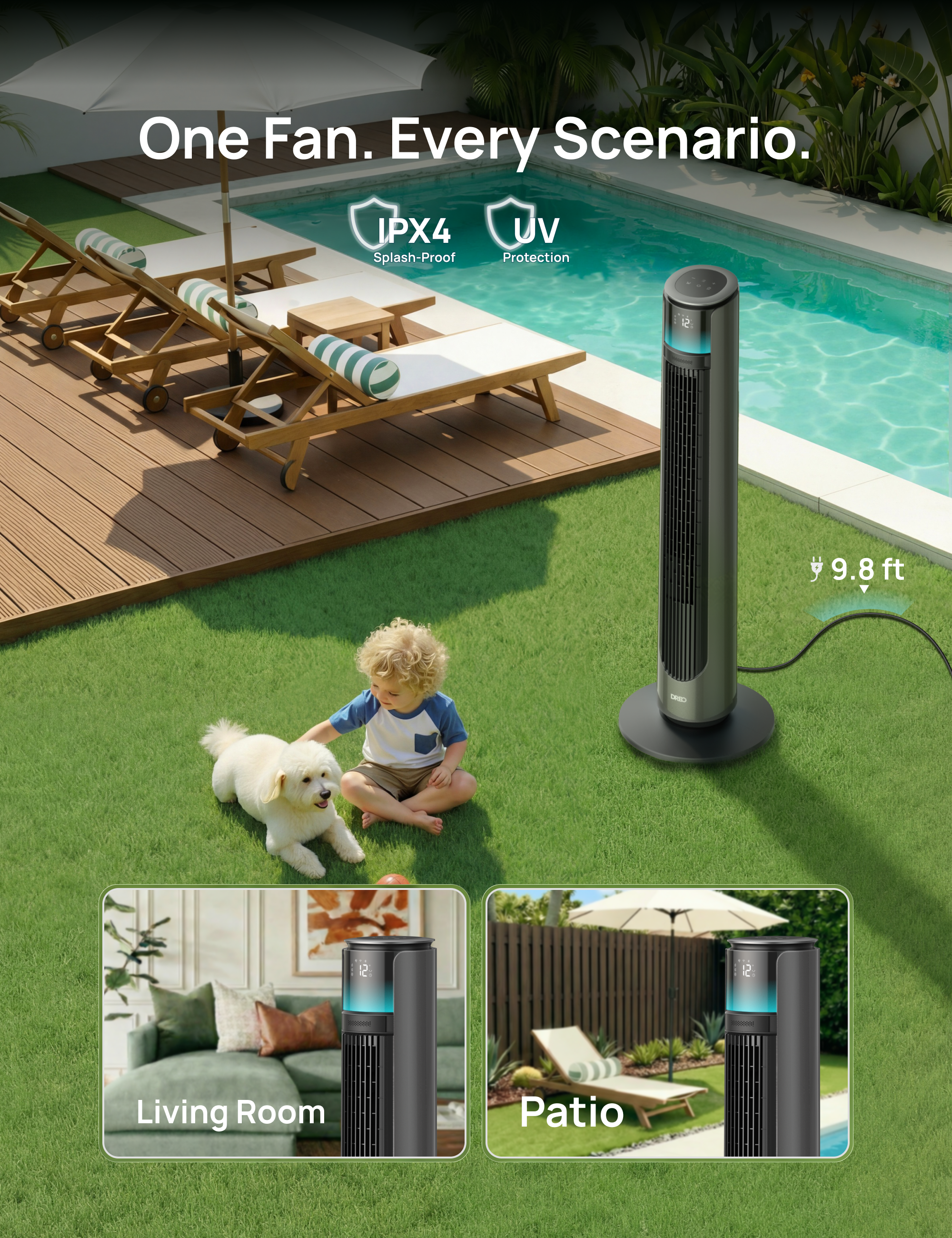 Outdoor Tower Fan 711S