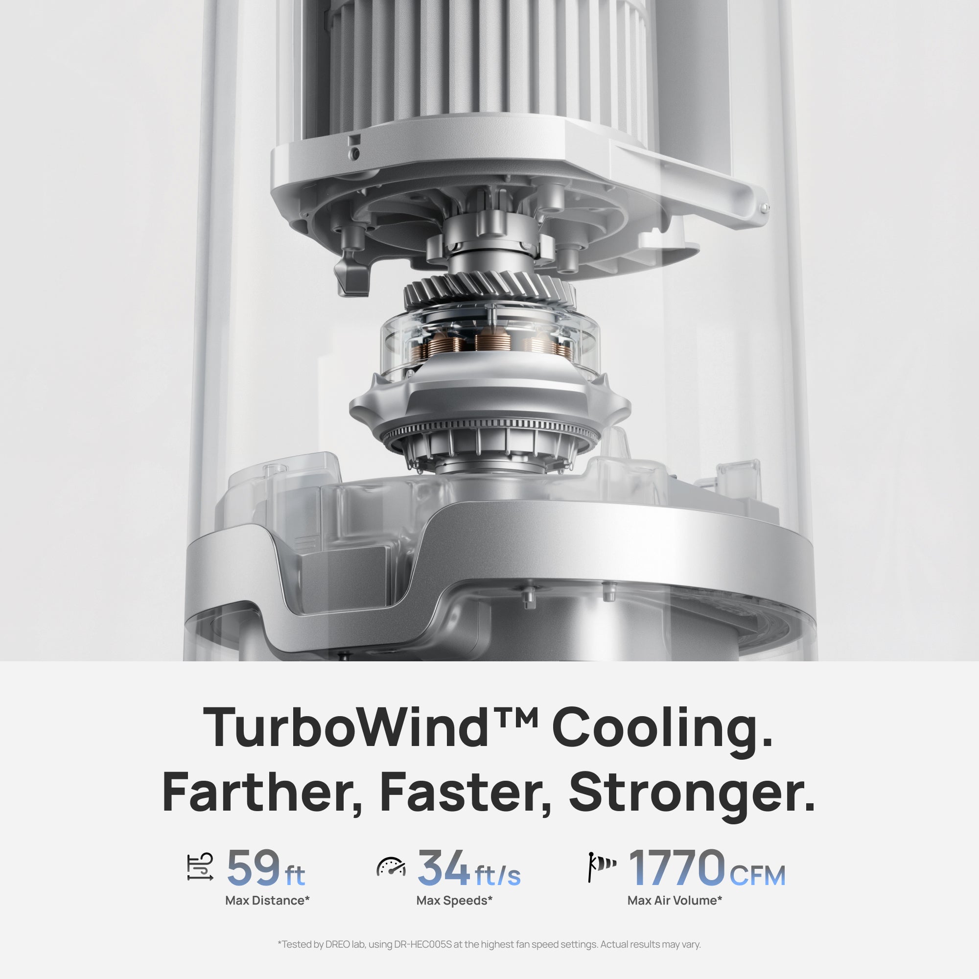 TurboCool™ Misting Fan 516S & 765S | Mess-Free Cooling Fan | DREO