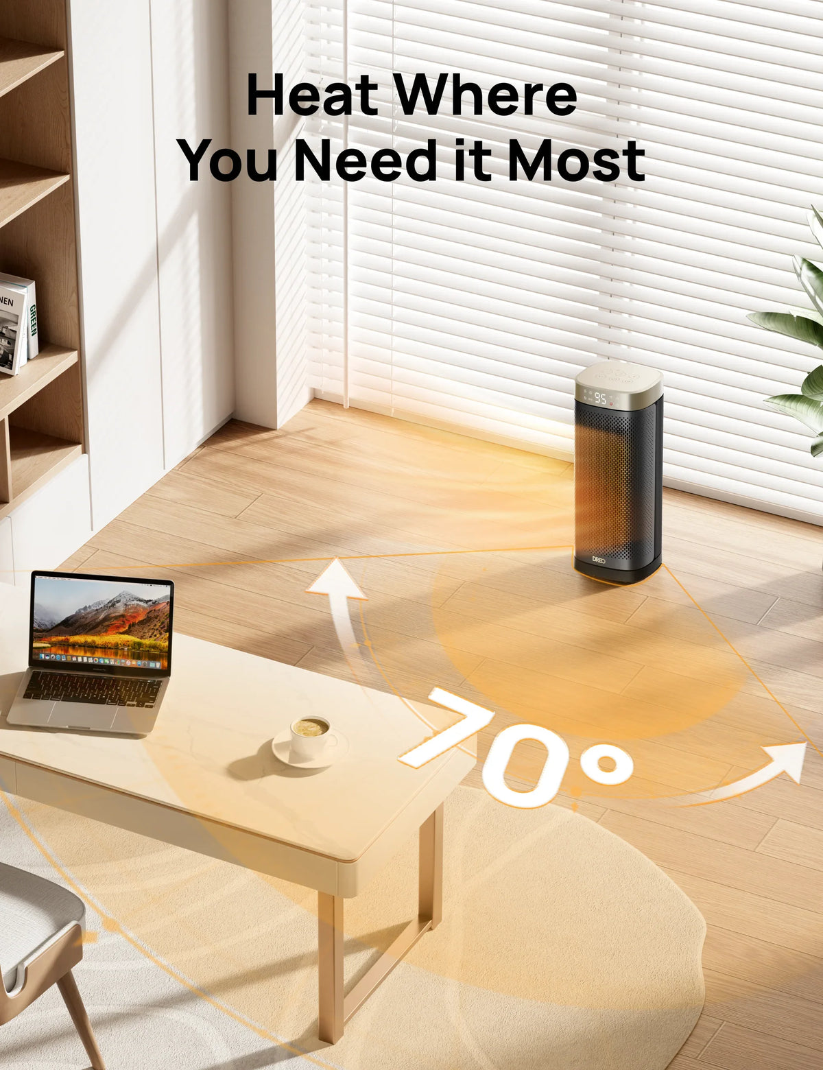 Space Heater Solaris Slim H2 (new) - DREO