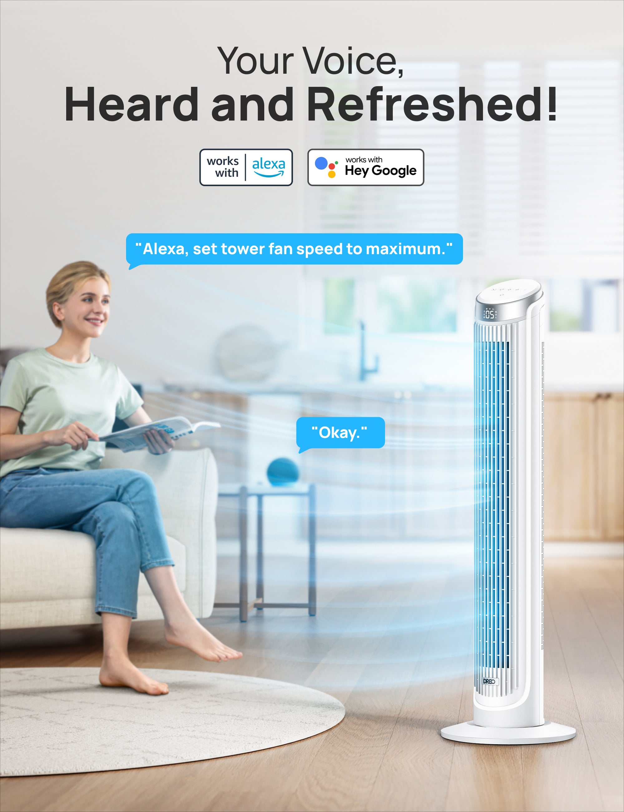 Smart Tower Fan Cruiser Pro T3S