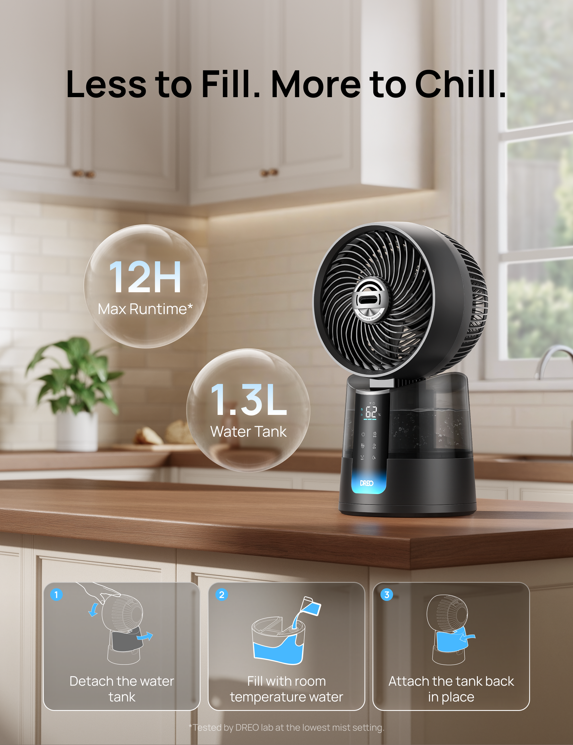 TurboCool™ Misting Fan 516S & TurboCool™ Misting Fan 765S
