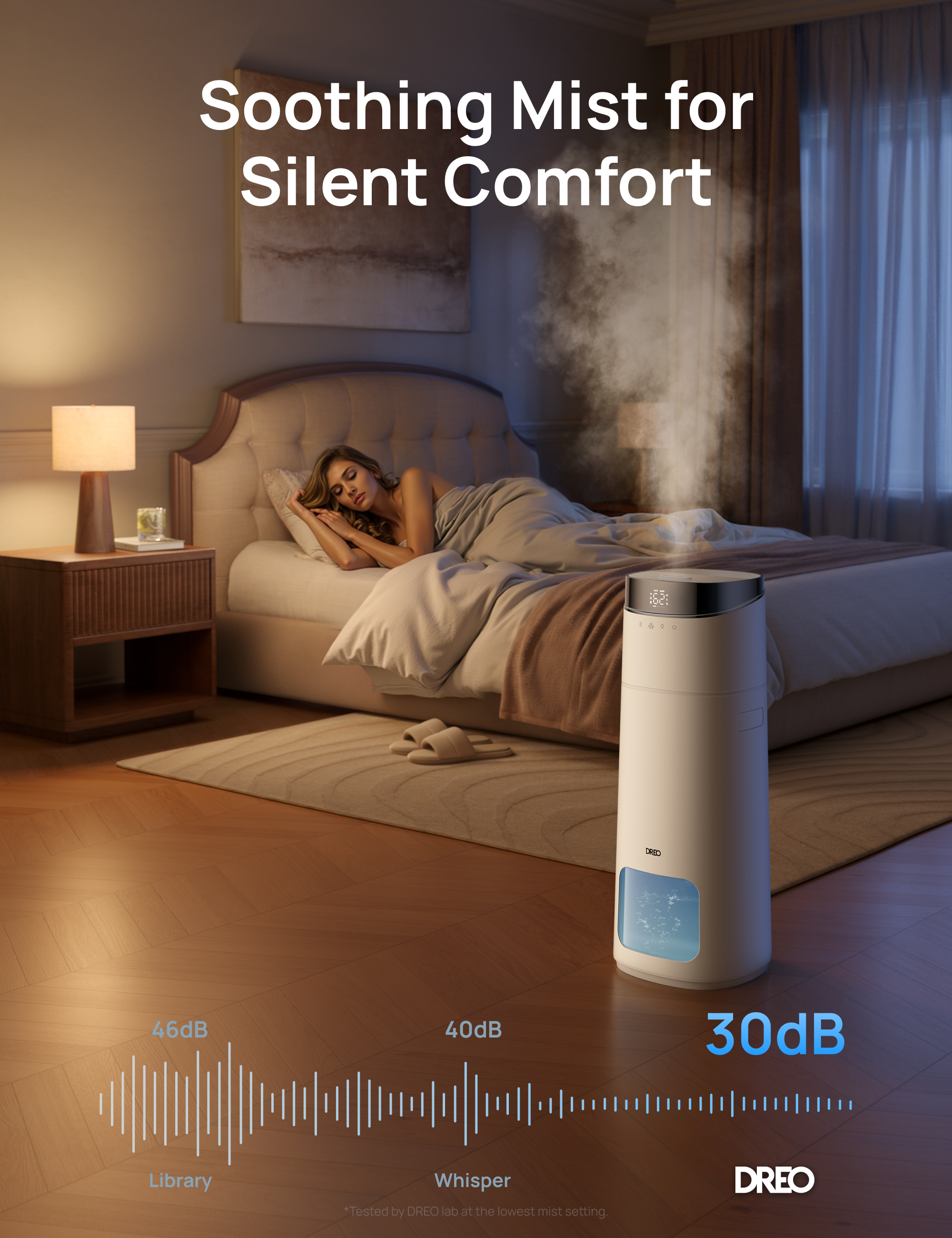 Soothing Mist for
Silent Comfort