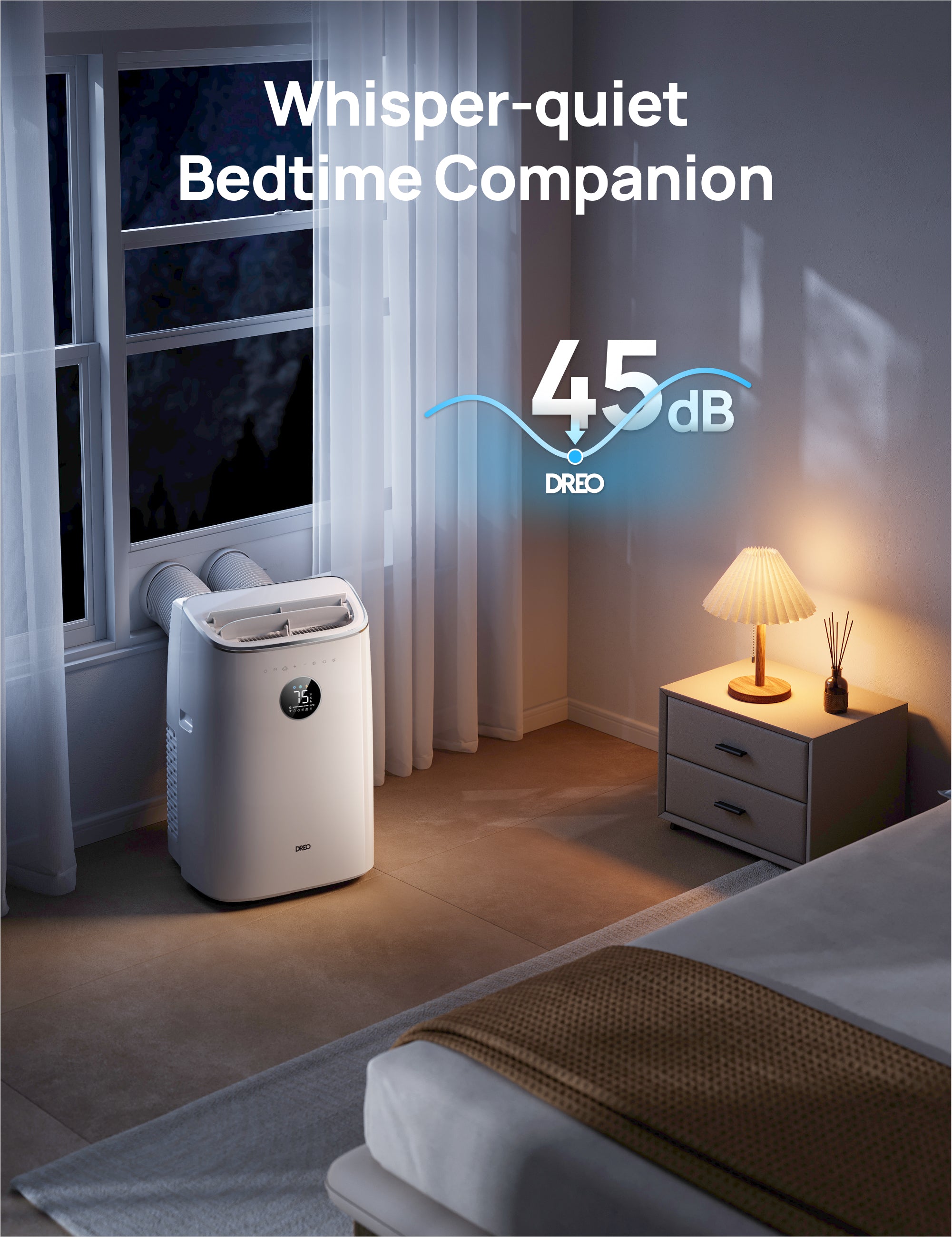 Whisper-quiet
Bedtime Companion