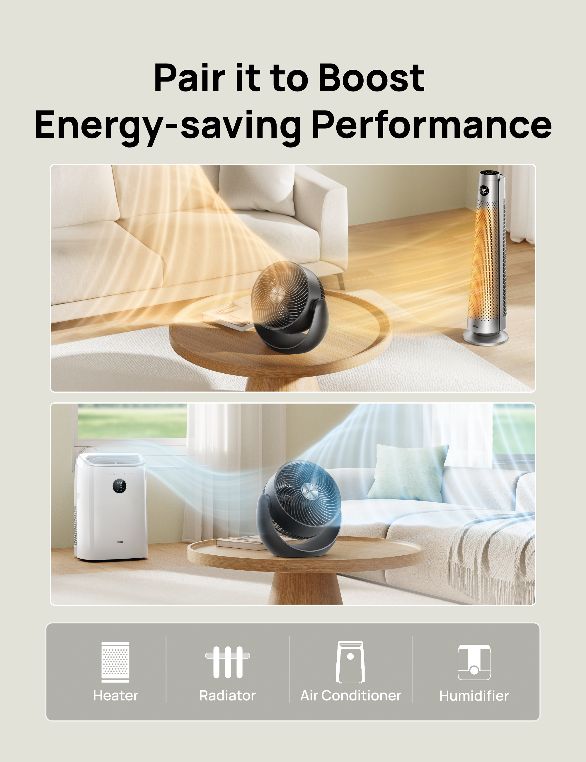 TurboPoly™ Table Fan 307