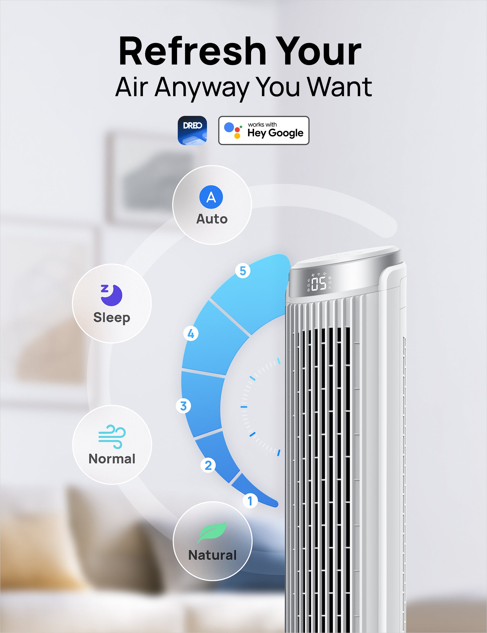Smart Tower Fan Cruiser Pro T3S