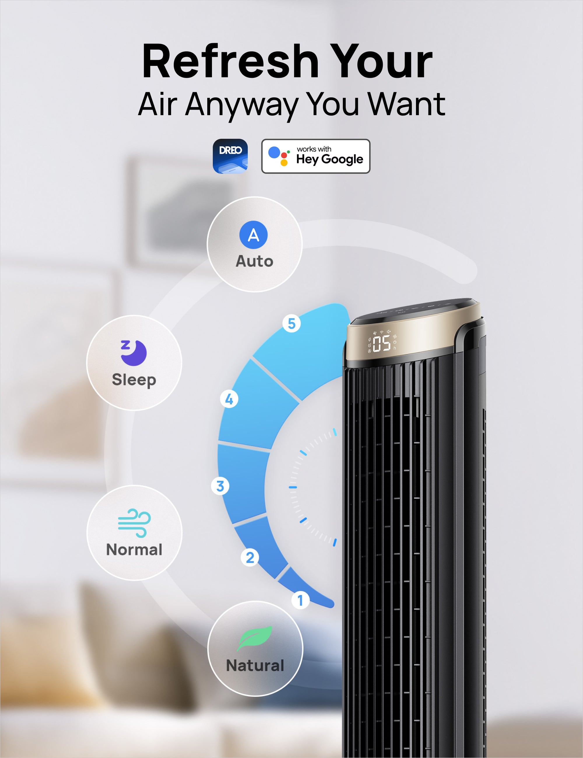 Smart Tower Fan Cruiser Pro T3S