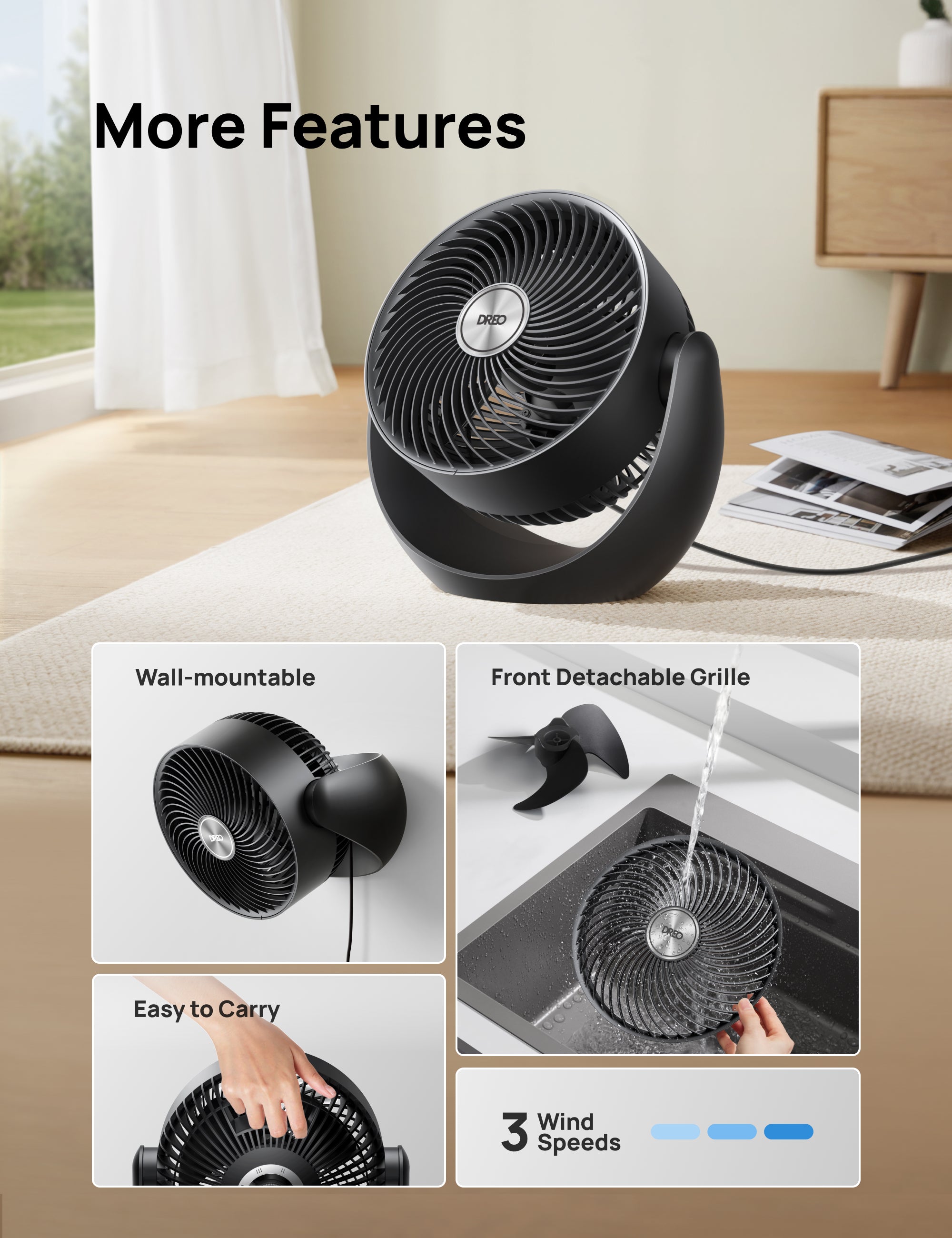 TurboPoly™ Table Fan 307