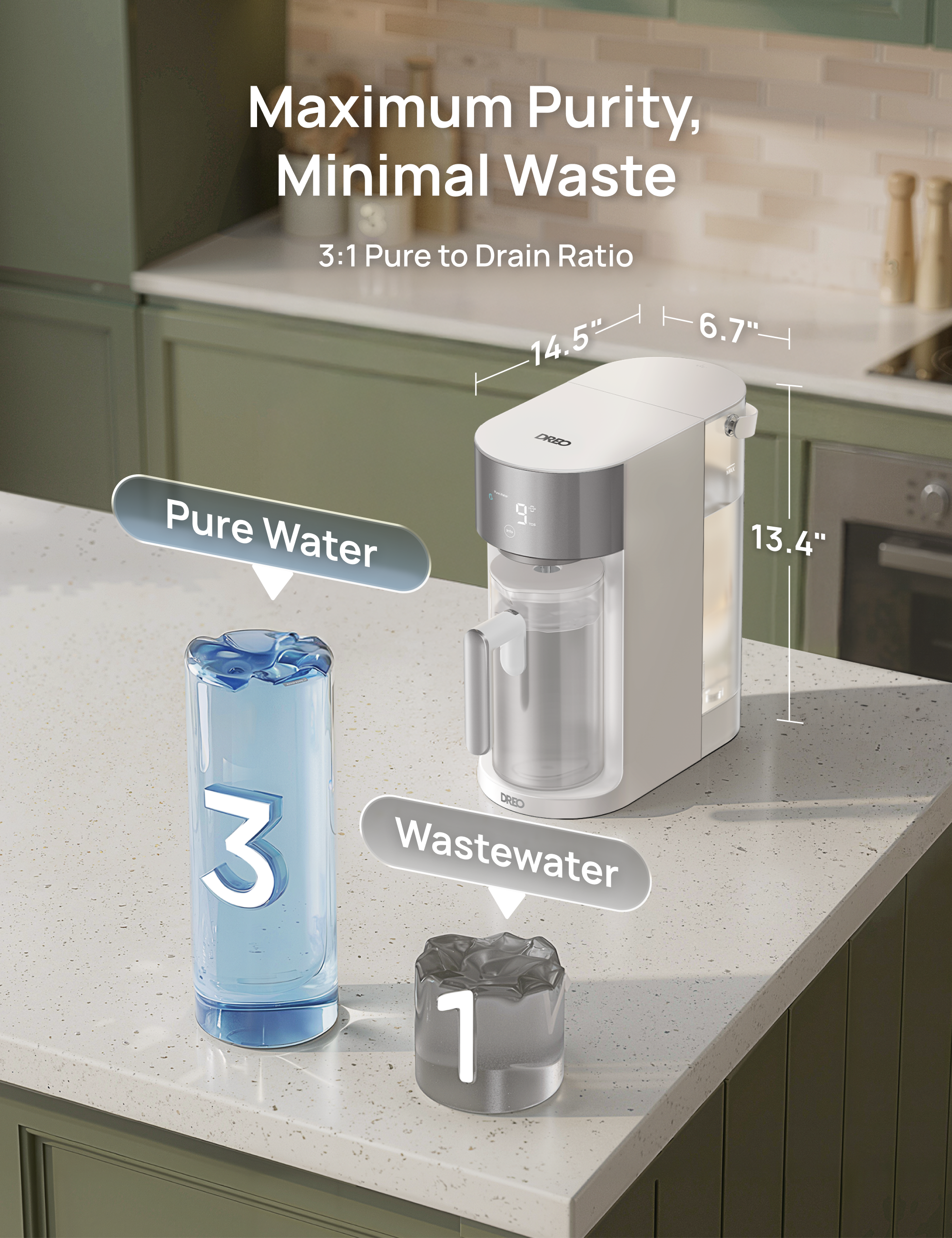 RO Water Filter 112 with Replacement Filter