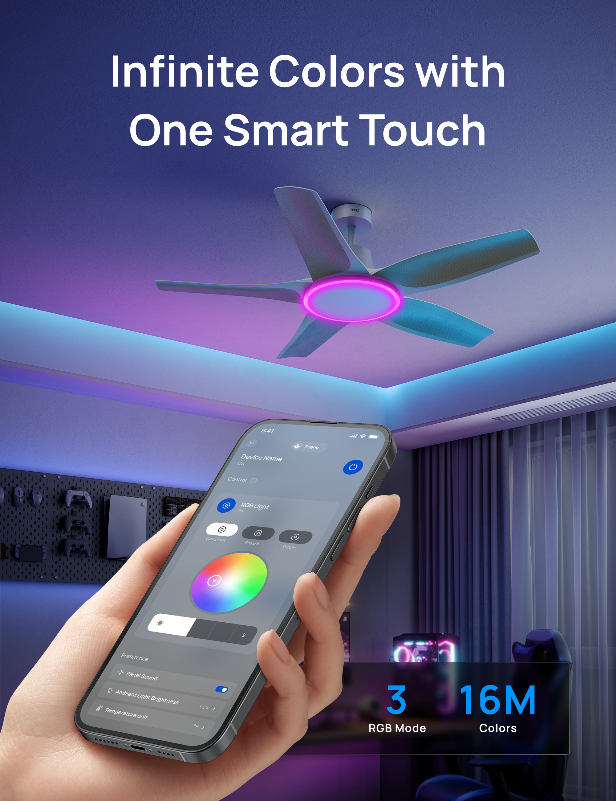 Infinite Colors with One Smart Touch
