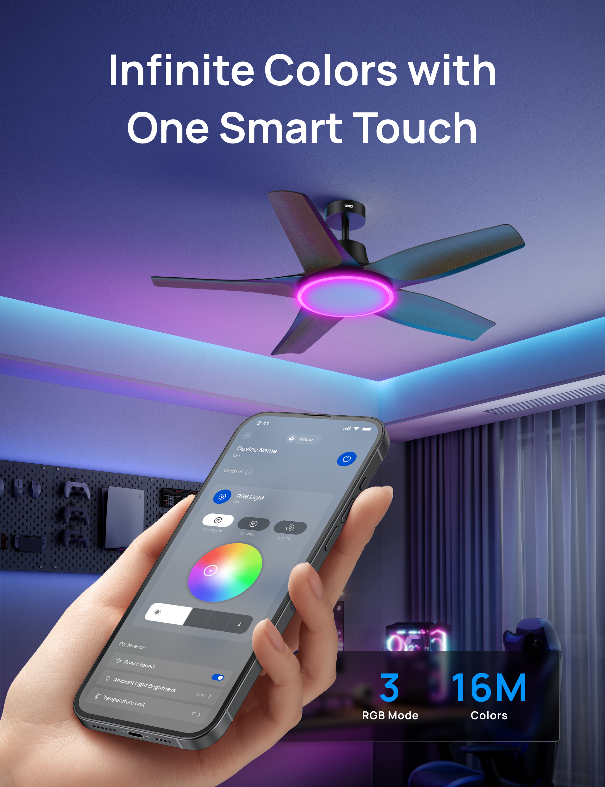 Infinite Colors with One Smart Touch
