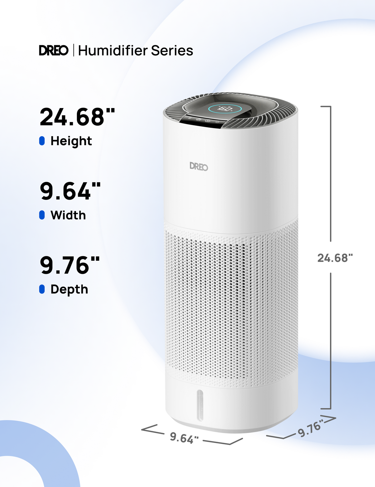 Smart Humidifier 774S 10L & RO Water Filter 113