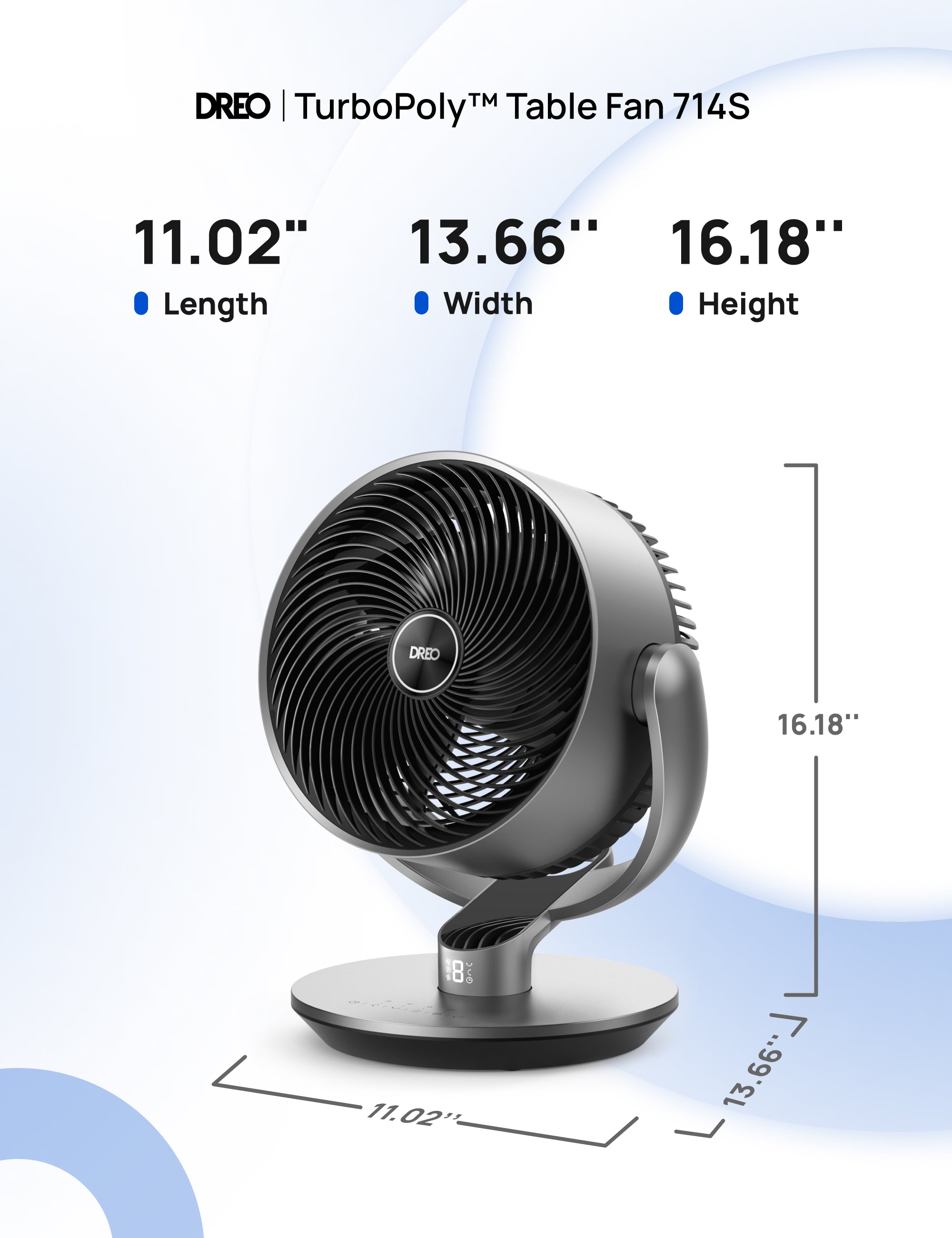 TurboPoly™ Table Fan 714S
