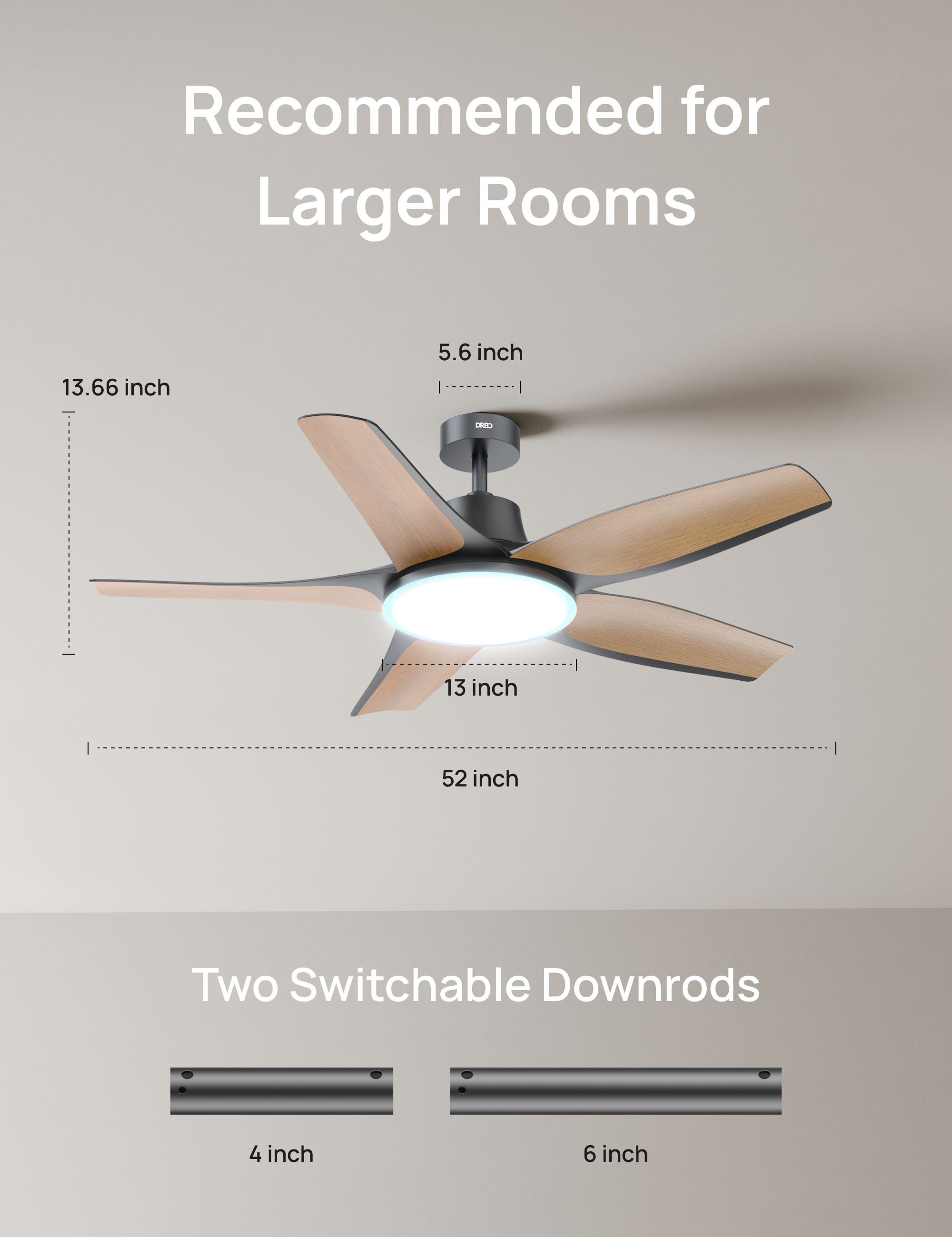 Recommended for Larger Rooms