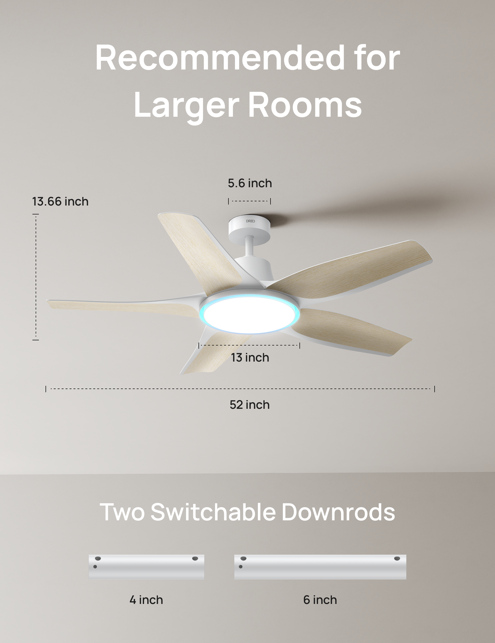 Recommended for Larger Rooms