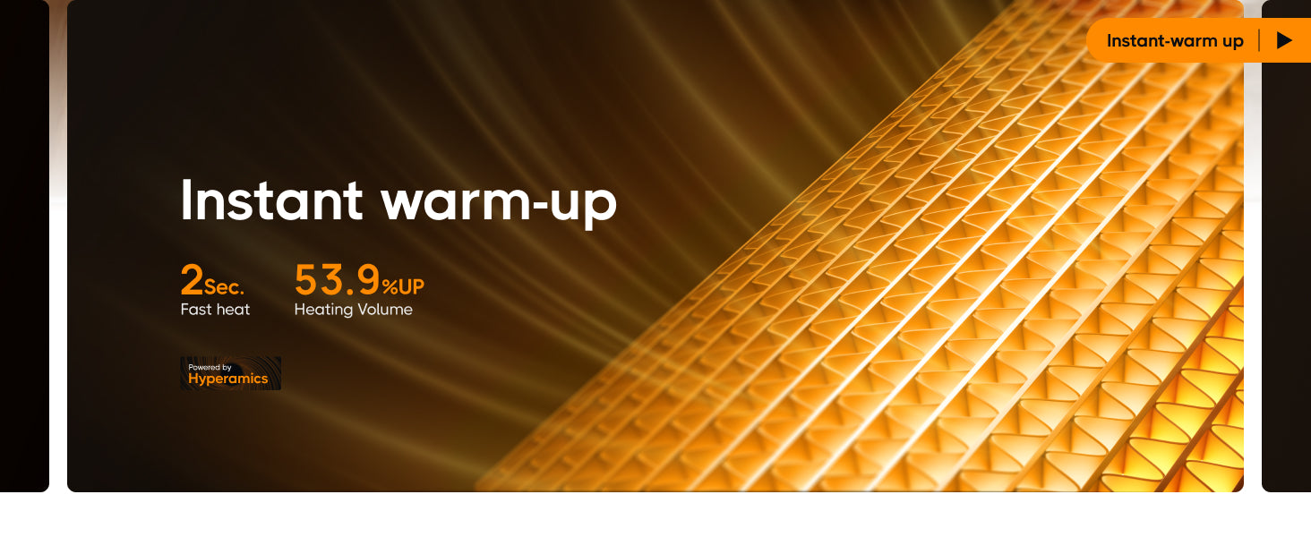 Instant warm-up
