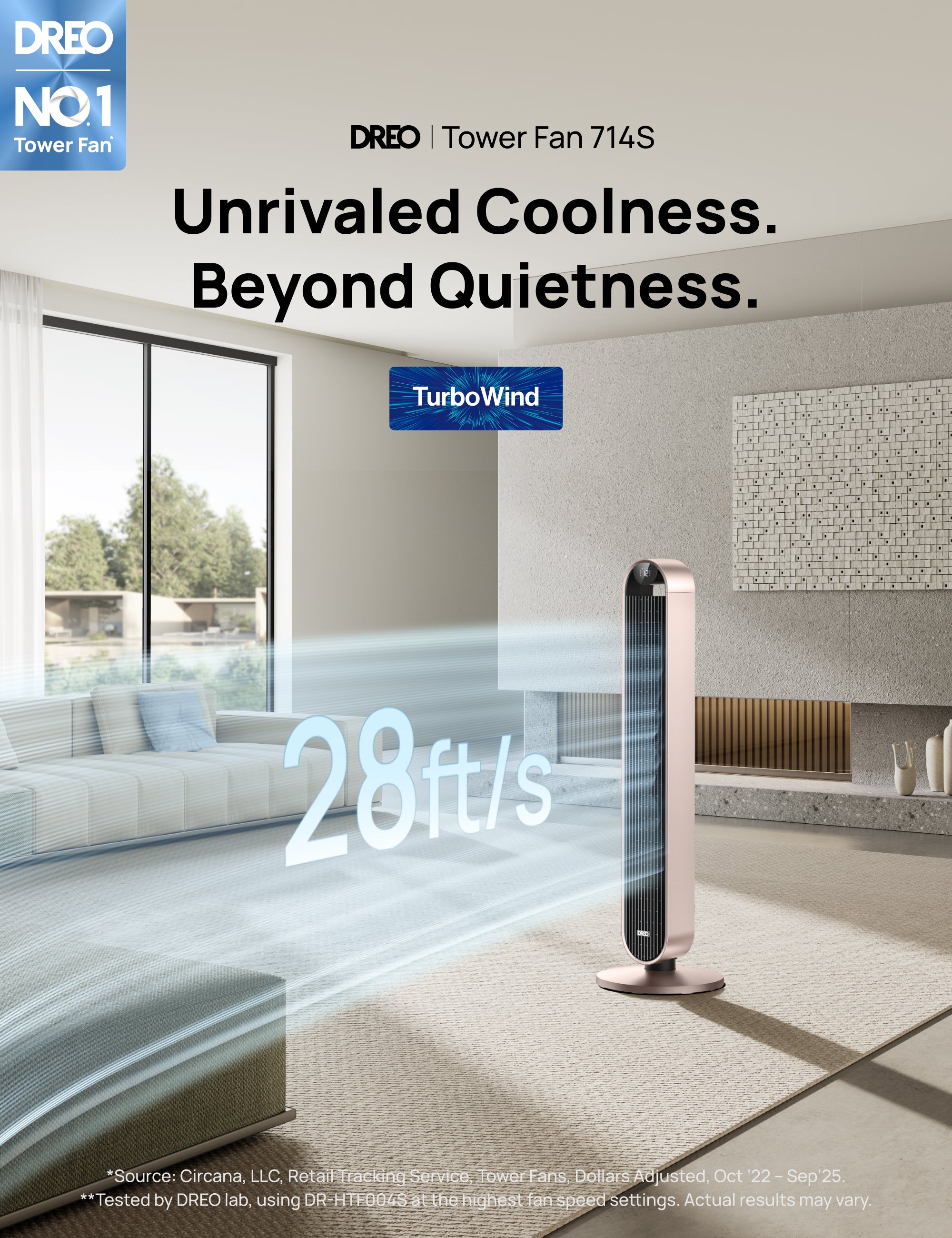 Smart Tower Fan Pilot Max S 714S