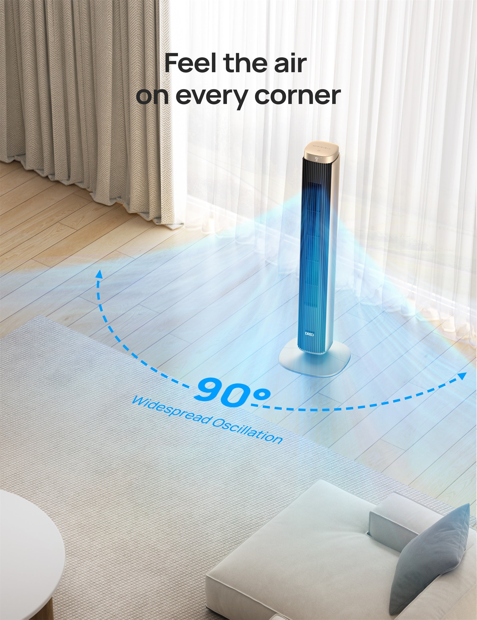 Pilot Pro S Smart Tower Fan