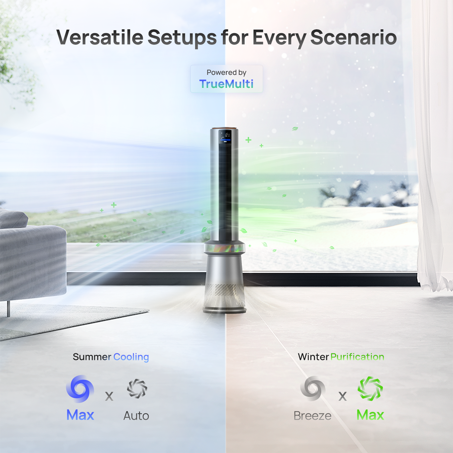 Air Purifier Tower Fan MC710S