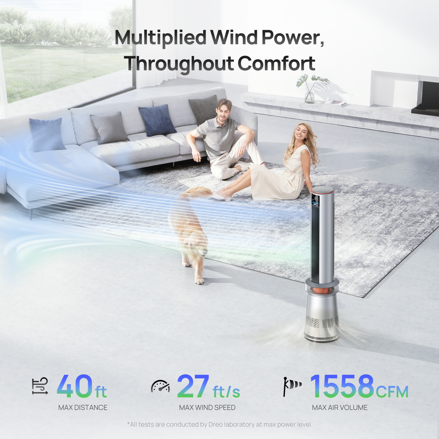 Air Purifier Tower Fan MC710S