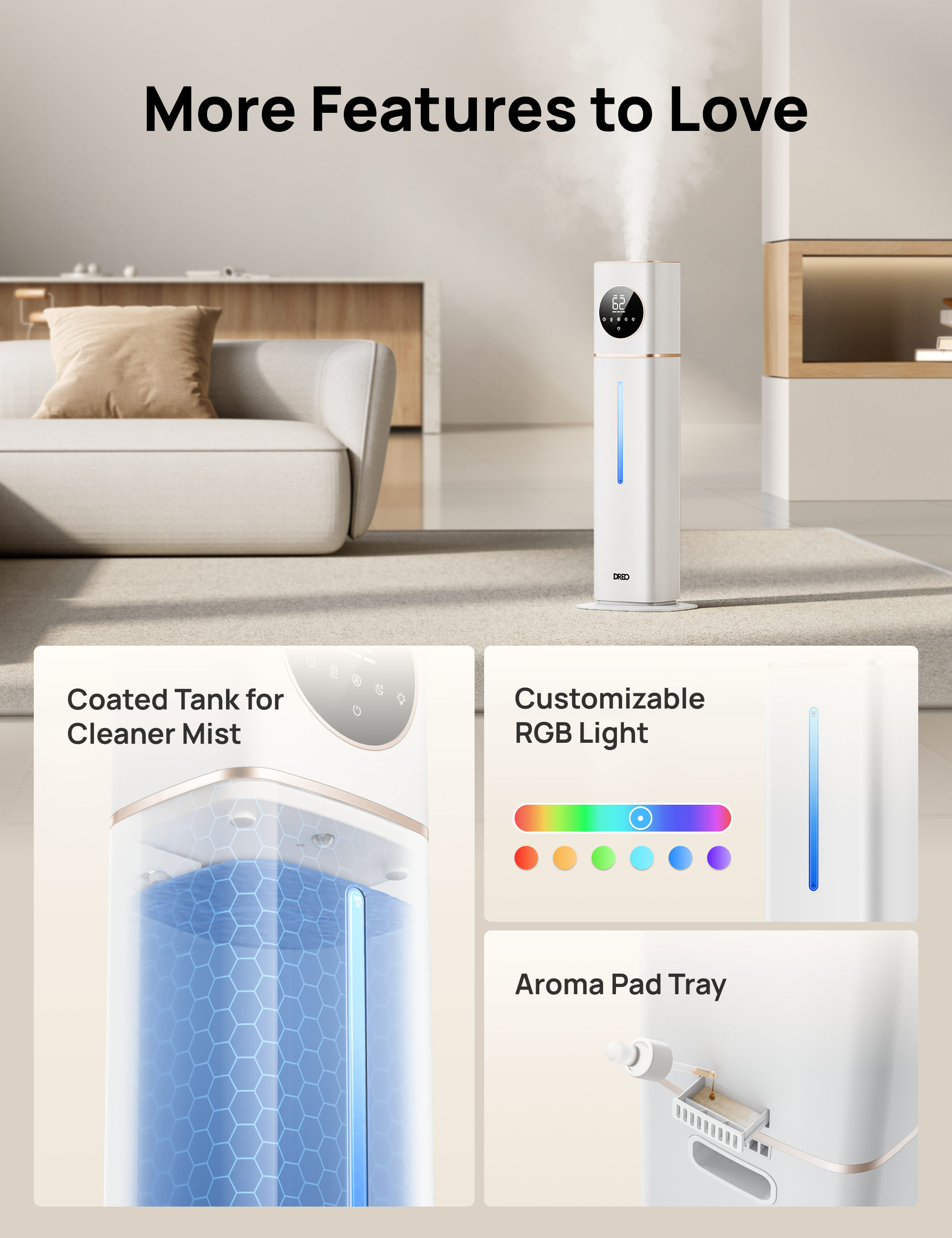 Smart Humidifier 735S 11L & Smart Humidifier 524S 6L