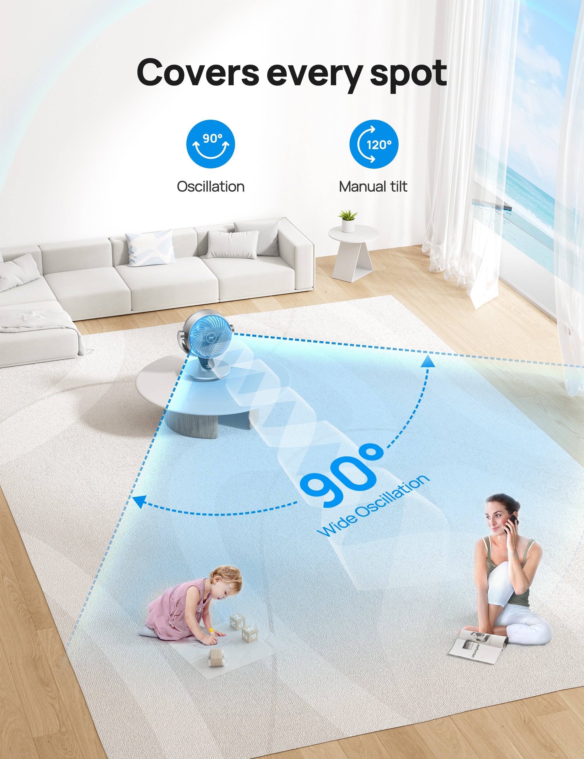 TurboPoly™ Table Fan 511S